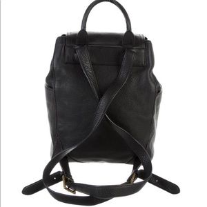 Tory Burch Black Leather Backpack